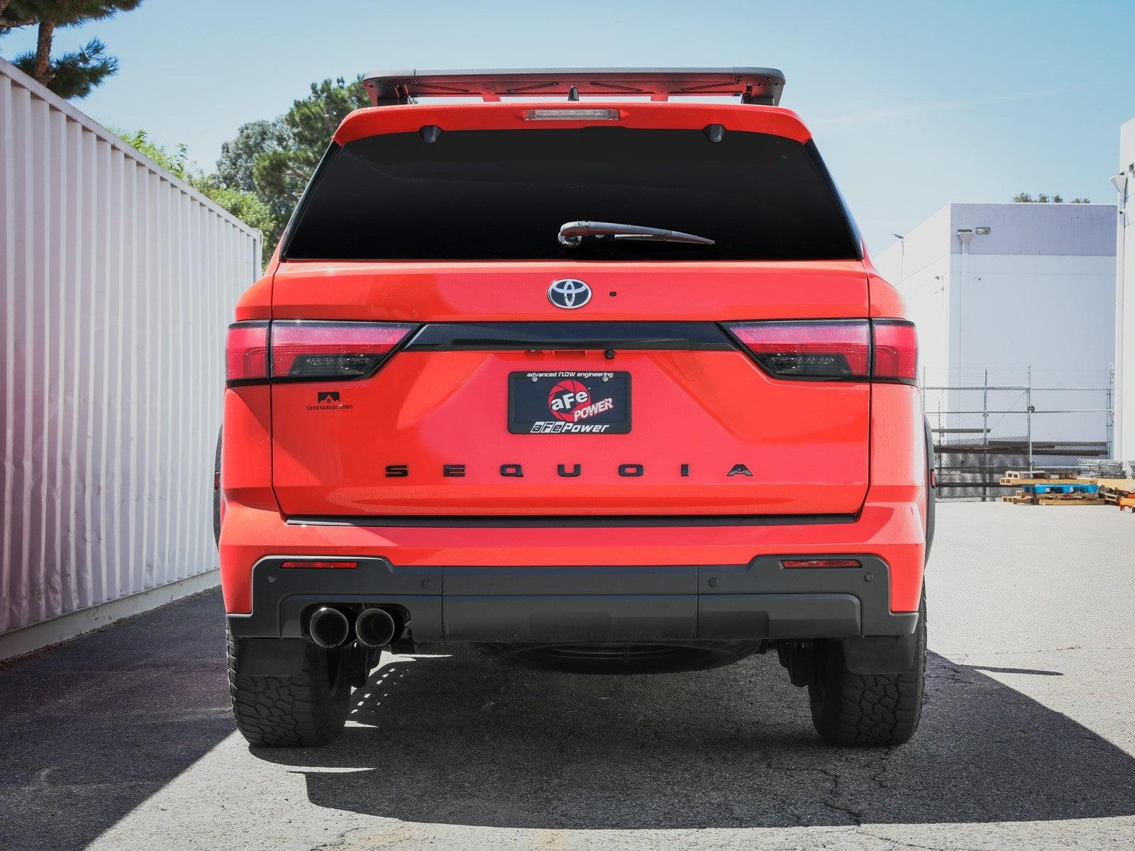 aFe 23-24 Toyota Sequoia V6 3.4L Vulcan Series 2-1/2in to 3in 304 SS Cat-Back Exhaust w/ Black Tip aFe