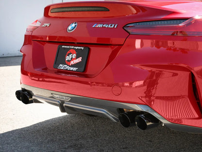 aFe MACH Force-Xp 3 IN to 2-1/2 IN 304 Stainless Steel Cat-Back Exhaust w/ Black Tip - 49-36352-B