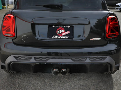 aFe MACH Force-Xp 3 IN to 2-1/2 IN 304 Stainless Steel Cat-Back Exhaust w/ Carbon Fiber Tip - 49-36354-C