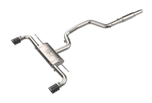 aFe 22-24 Volkswagen GTI MACH Force-Xp 3 to 2-1/2 IN Stainless Steel Cat-Back Exhaust w/Carbon Tips - 49-36454-C