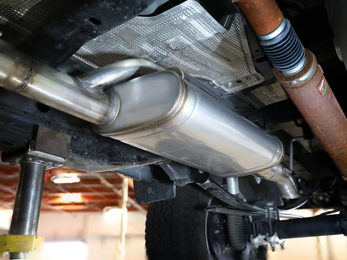 aFe ROCK BASHER 2-1/2 IN 409 Stainless Steel Cat-Back Exhaust System - 49-43150