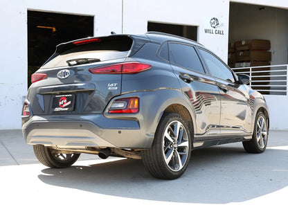 aFe Takeda 2.5in 304 SS Axle-Back Exhaust w/ Black Tips 18-22 Hyundai Kona L4-1.6L (t) AWD