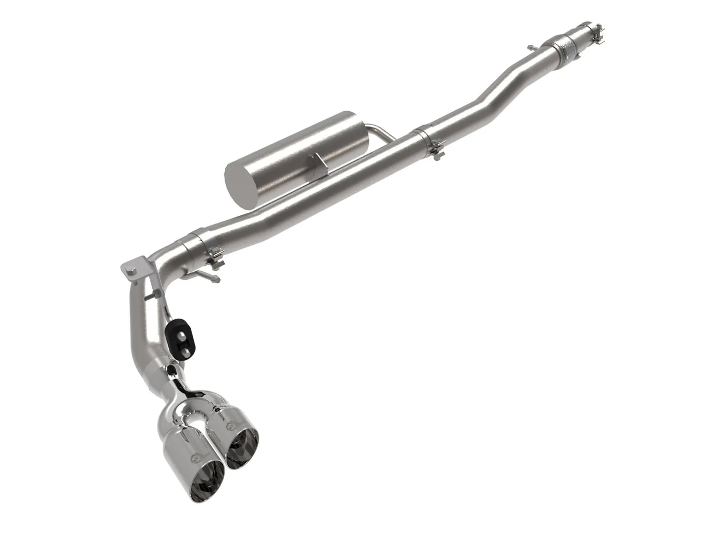 aFe Rebel Series 3in Cat-Back Exhaust Side Exit w/ Polished Tips 19-20 Ford Ranger L4-2.3L (t)