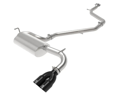 aFe Takeda 18-21 Toyota C-HR 2.0L 2.5in 304 Stainless Steel Cat-Back Exhaust w/ Black Tip