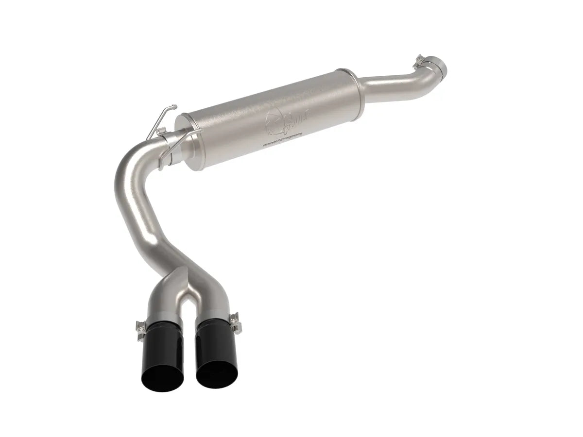 aFe POWER Rebel Series 3.5in SS Cat Back Exhaust w/Black Tips 19-21 RAM V8-6.4L Hemi