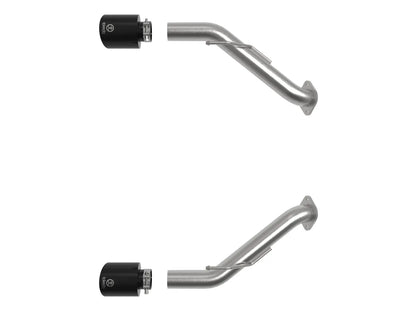 aFe Nissan Z 23-23 V6-3.0L Takeda 2-1/2in 304 SS Axle-Back Exhaust System w/ Black Tips