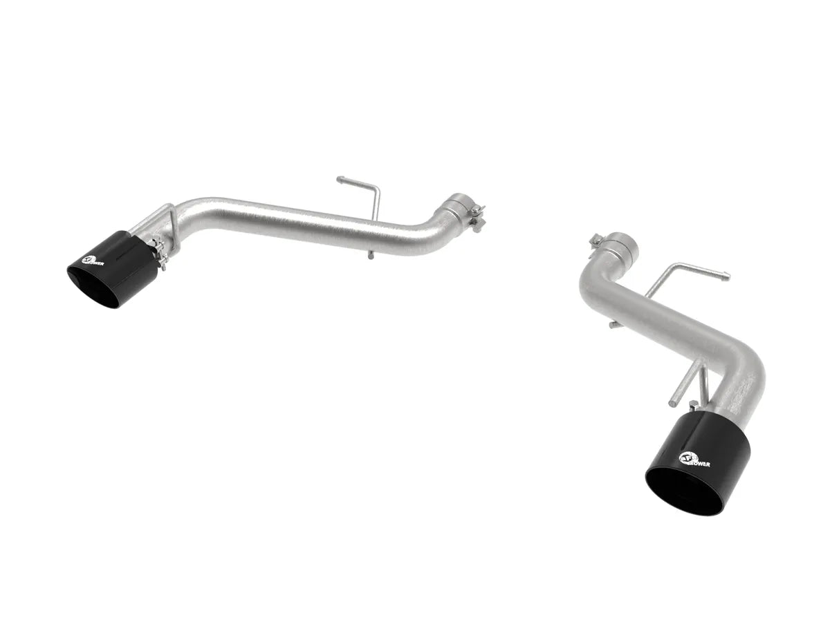 aFe POWER MACH Force-Xp 2.5in Axle-Back Exhaust System 16-20 Chevrolet Camaro SS V8 6.2L - Black