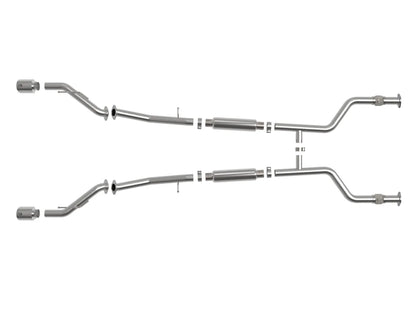 aFe POWER Takeda 2023 Nissan Z 2 1/2in 304 SS Cat-Back Exhaust System w/ Polished Tips