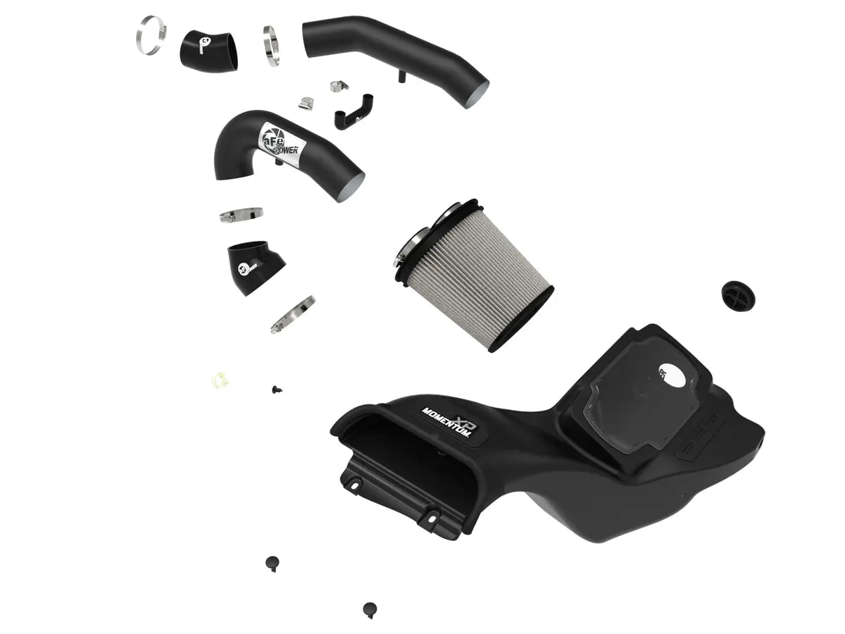 aFe 21-22 Ford F-150 Raptor V6-3.5L(tt) Momentum XP Cold Air Intake System Blk w/ Pro Dry S Filter