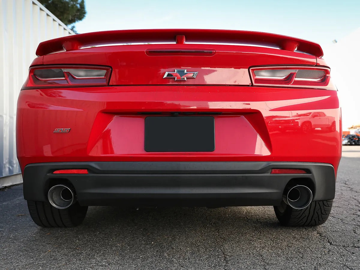 aFe POWER MACH Force-Xp 2.5in Axle-Back Exhaust System 16-20 Chevrolet Camaro SS V8 6.2L - Polished