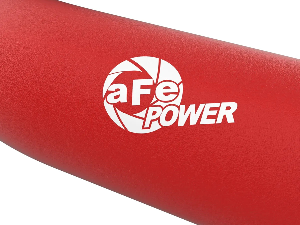 aFe 23-24 Ford Diesel Trucks V8-6.7L (td) BladeRunner Aluminum Hot and Cold Charge Pipe Kit - Red