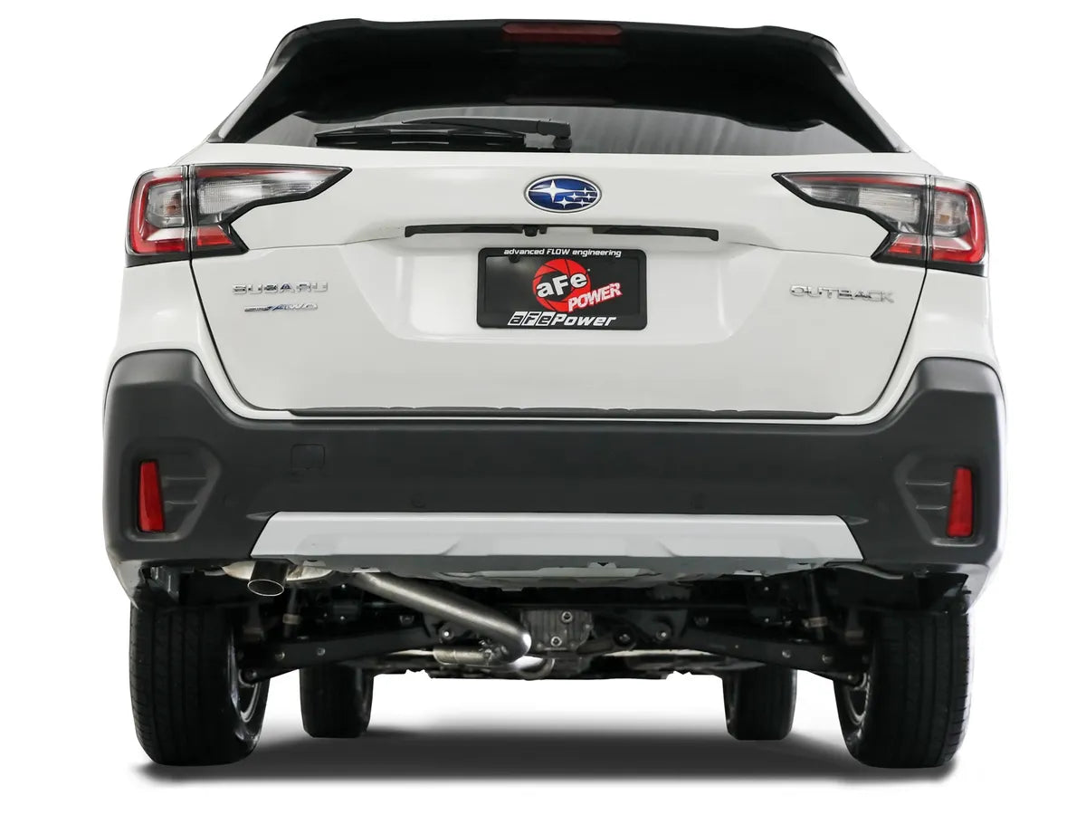 aFe POWER Takeda 20-23 Subaru Outback H4-2.5L 2-1/2in 304 Stainless Steel Cat-Back Exhaust System