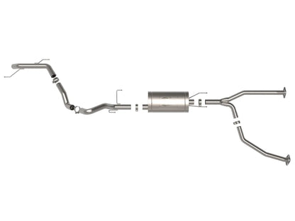aFe 23-24 Toyota Sequoia V6 3.4L Vulcan Series 2-1/2in to 3in 304 SS Cat-Back Exhaust System
