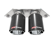 Load image into Gallery viewer, aFe Power Mach Force Xp 4in 304 SS Bolt-On Exhaust Tips Carbon Fiber 14-19 Porsche 911 GT3 3.8L/4.0L