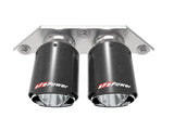 aFe Power Mach Force Xp 4in 304 SS Bolt-On Exhaust Tips Carbon Fiber 14-19 Porsche 911 GT3 3.8L/4.0L