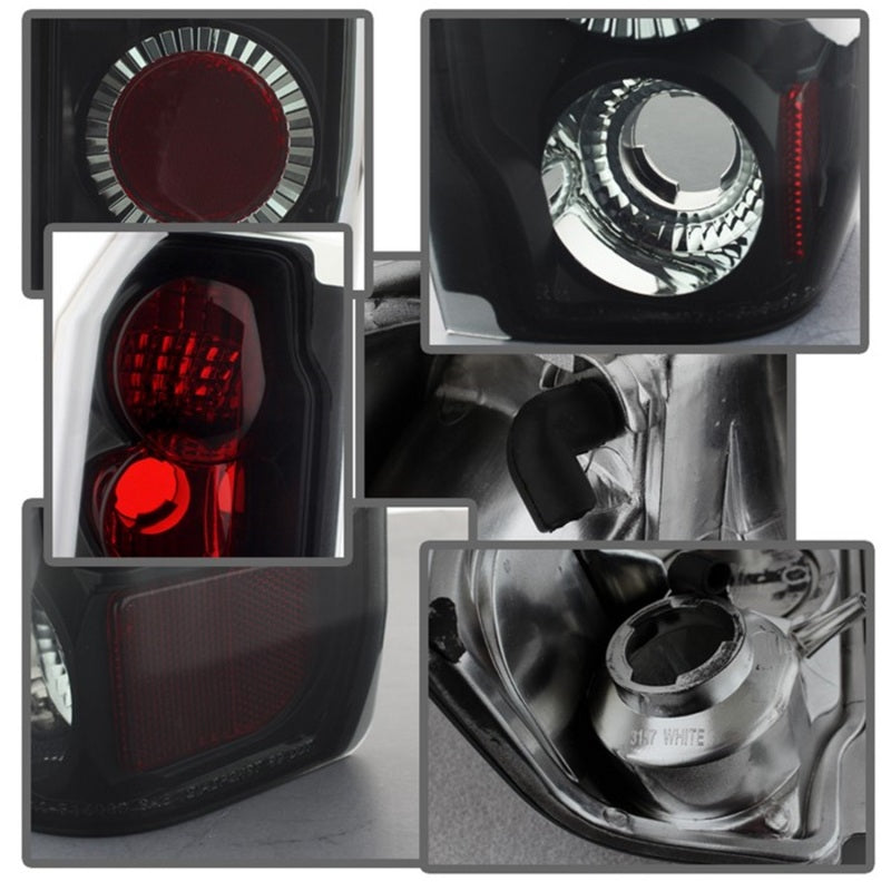 Spyder Ford F150 87-96/Ford Bronco 88-96 Euro Style Tail Lights Black Smoke ALT-YD-FF15089-BSM SPYDER