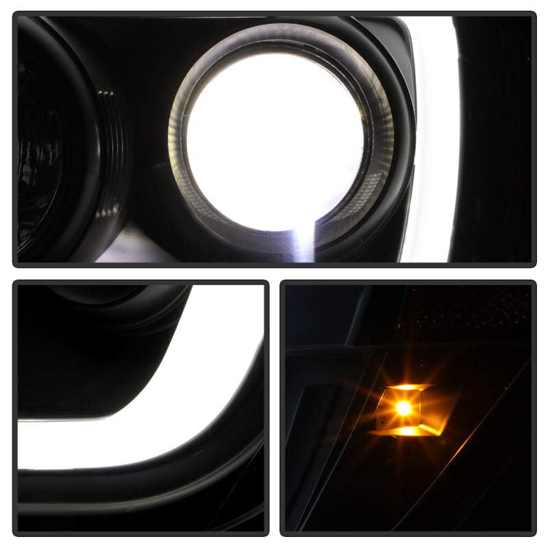 Spyder Toyota Tacoma 05-11 V2 High-Power LED Headlights - Black PRO-YD-TT05PL-BK SPYDER