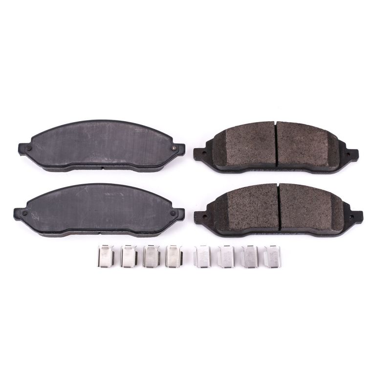 Power Stop 04-07 Ford Freestar Front Z17 Evolution Ceramic Brake Pads w/Hardware PowerStop