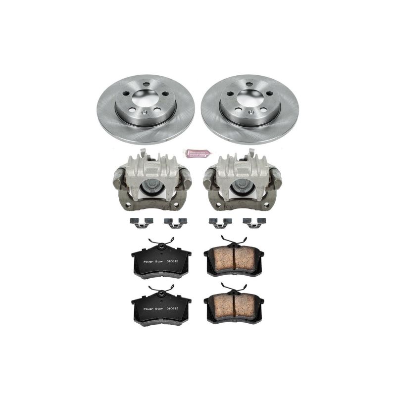 Power Stop 00-06 Audi TT Quattro Rear Autospecialty Brake Kit w/Calipers PowerStop