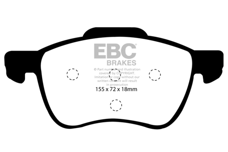 EBC YellowStuff Front Brake Pads - DP41229R