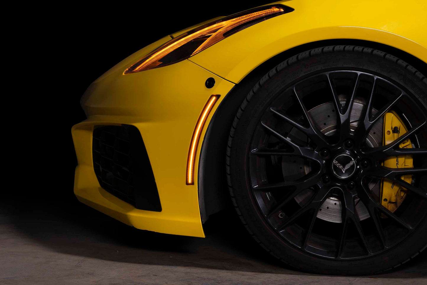 XB LED Side Markers: Corvette C7 (Front / Amber / Set)