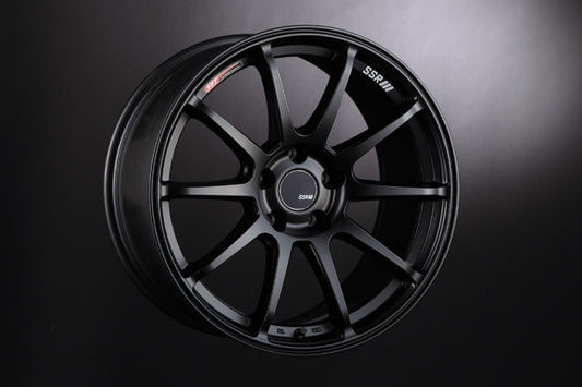 SSR GTV02 17x7.0 5x114.3 42mm Offset Flat Black Wheel