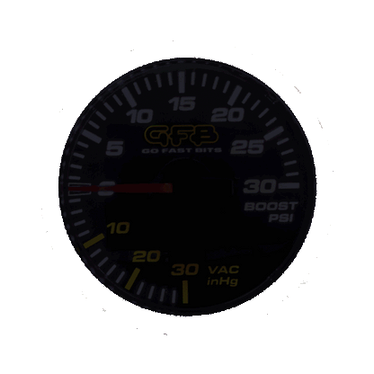 GFB 52mm Boost Gauge 30psi