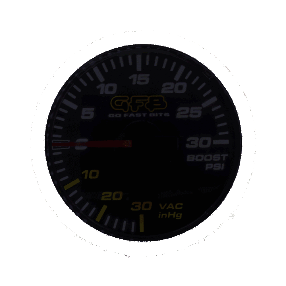 GFB 52mm Boost Gauge 30psi