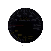 Load image into Gallery viewer, GFB 52mm Boost Gauge 30psi