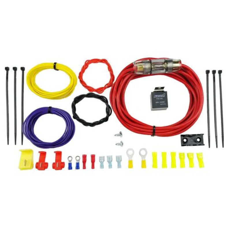 Kleinn 10 Gauge Compressor Wiring Kit/ 40A Relay/ 14.75 ft w/ AGU Fuse Holder