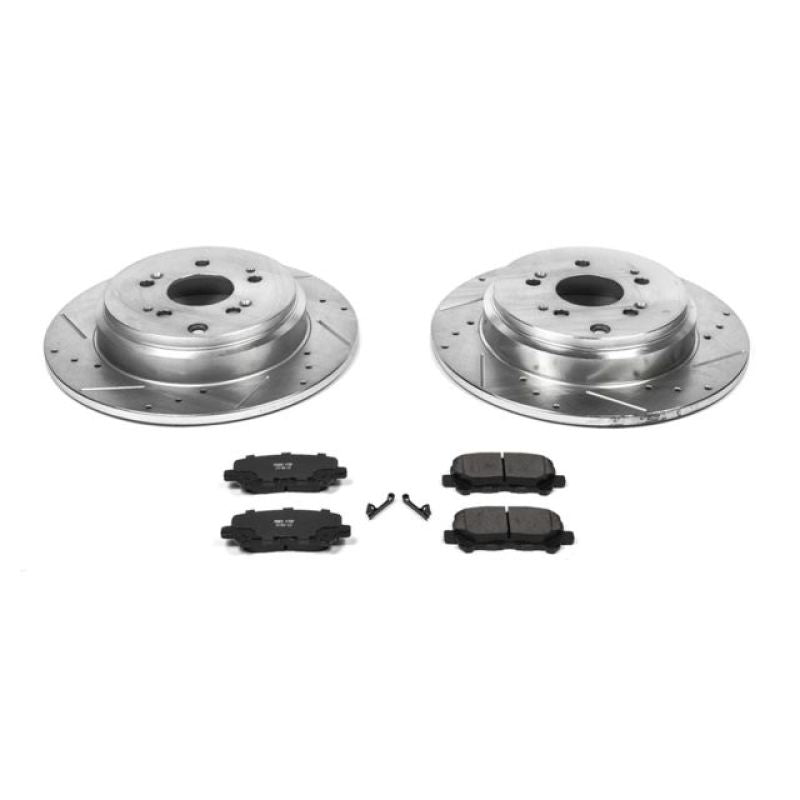 Power Stop 12-15 Honda Pilot Rear Z23 Evolution Sport Brake Kit PowerStop