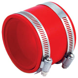 Spectre Coupler 3in. (PVC) w/Insert - Red