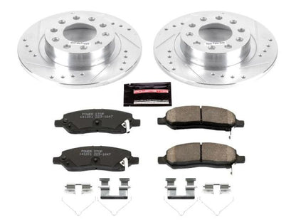 Power Stop 13-16 Dodge Dart Rear Z23 Evolution Sport Brake Kit PowerStop