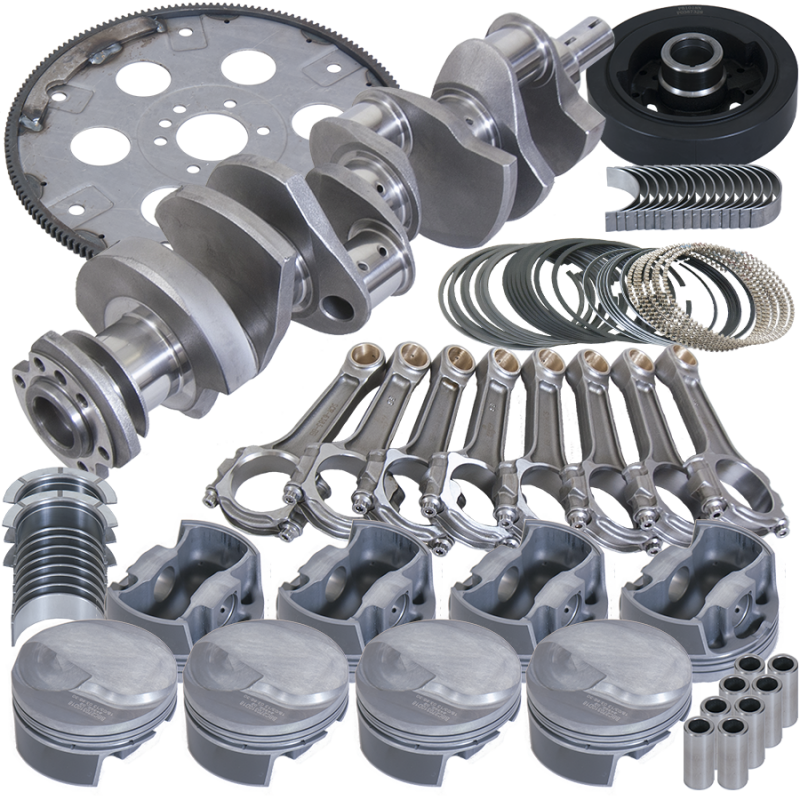 Eagle Chevy 454 4.250in Crank 6.385in I-Beam Rods -3cc Flat Top 4.310in Pistons Balanced Assembly