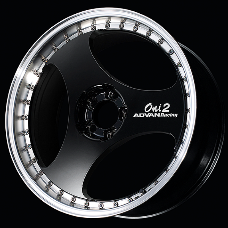 Advan ONI2 Progressive 20x9.0 / +39 Offset / 5-114.3 / 73mm Bore / Machining & Racing Gloss Black