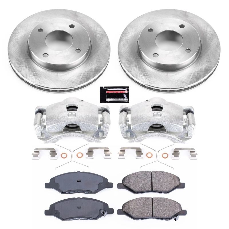 Power Stop 09-11 Nissan Versa Front Autospecialty Brake Kit w/Calipers PowerStop