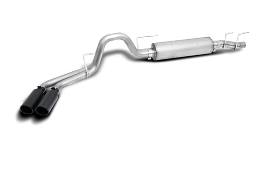 Gibson 21-23 FORD F150 TRUCK 5.0L ,STAINLESS BLACK ELITE DUAL SPORT EXHAUST - 69225B Gibson