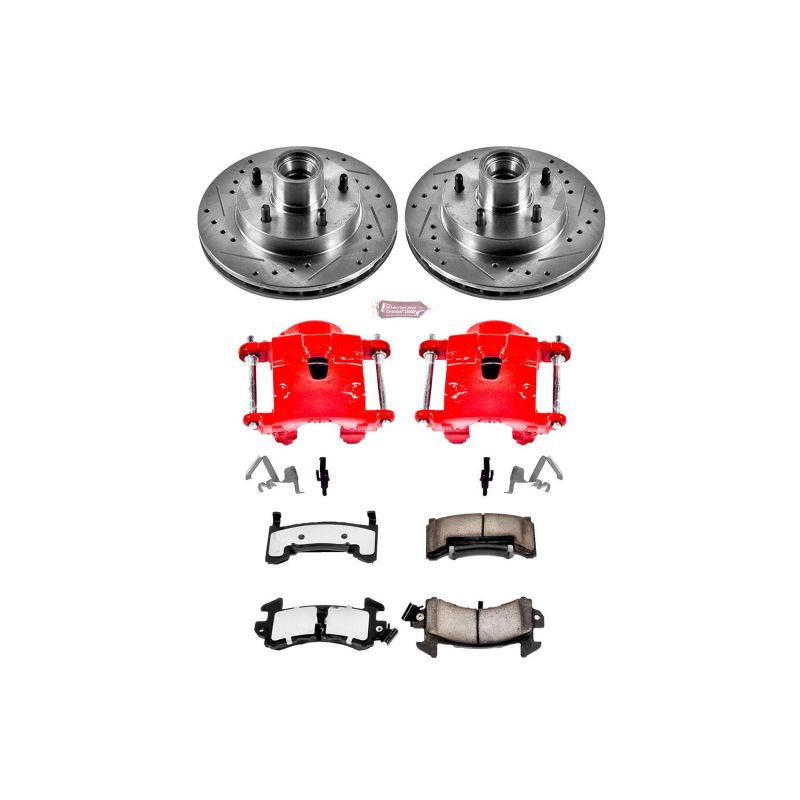 Power Stop 79-81 Buick Century Front Z36 Truck & Tow Brake Kit w/Calipers PowerStop