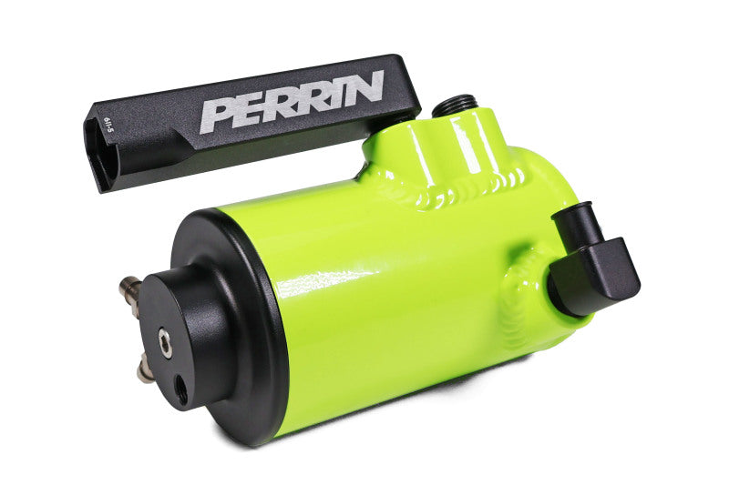 Perrin 22-23 Subaru WRX Air Oil Separator - Neon Yellow Perrin Performance
