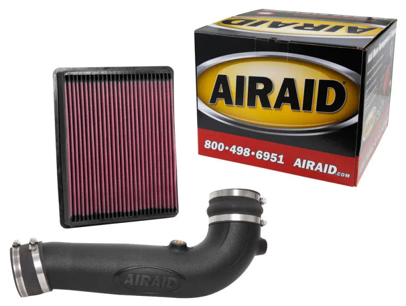 Airaid 17-18 GMC Sierra/Yukon V8-6.2L F/I Jr Intake Kit - Oiled / Red Media Airaid
