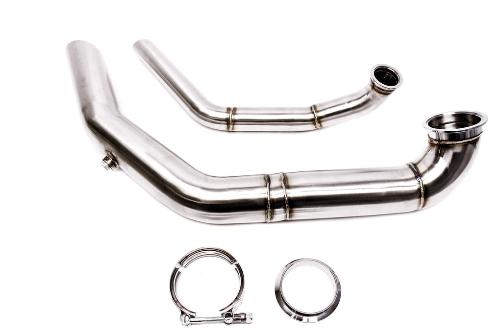 PLM K-Series Hood Exit Up-Pipe & Dump Tube for Sidewinder Turbo Manifold - PLM-K20-TM-UP