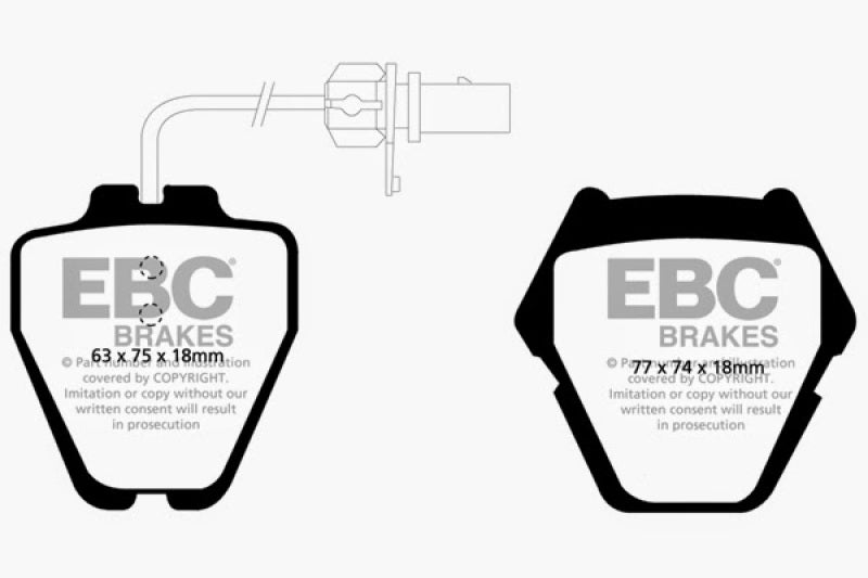 EBC GreenStuff Front Brake Pads - DP21348