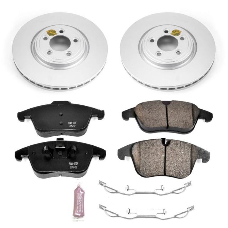 Power Stop 06-08 Jaguar S-Type Front Z23 Evolution Sport Coated Brake Kit PowerStop