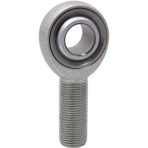 QA1 C Series 2-Pc Rod End - Male/Right Hand - .4375in Bore x 7/16-20 w/Stud - Carbon Steel w/PTFE