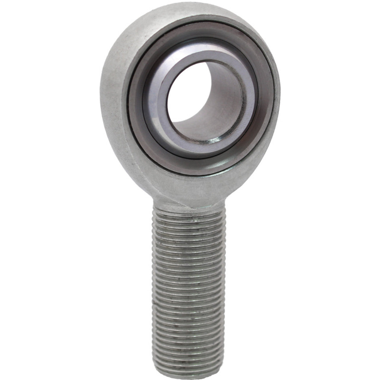 QA1 K Series 3-Pc Rod End - Male/Left Hand - .375in Bore x 3/8-24 w/Stud & Zerk - Carbon Steel
