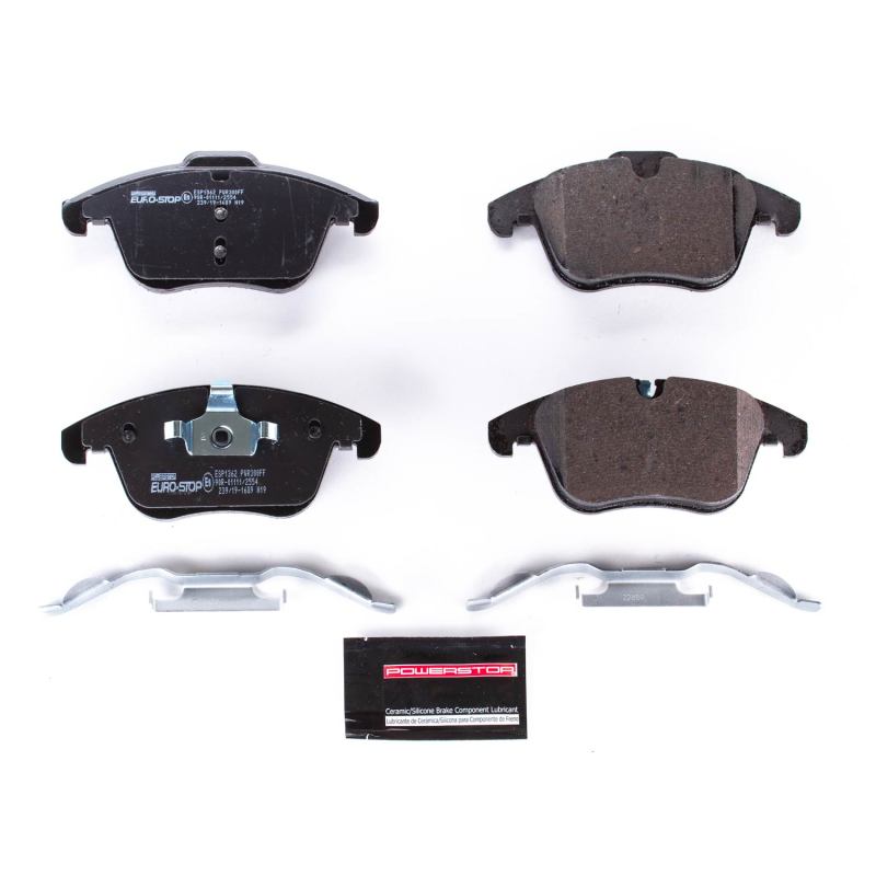 Power Stop 07-14 Volvo S80 Euro-Stop ECE-R90 Rear Brake Pads PowerStop
