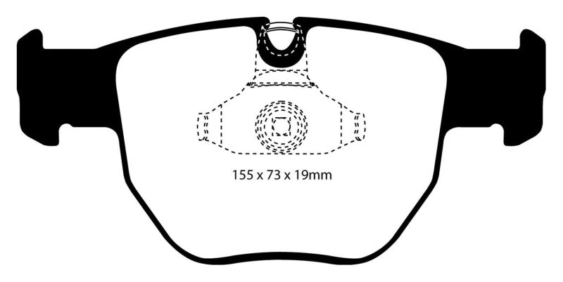 EBC YellowStuff Front Brake Pads - DP41463R EBC
