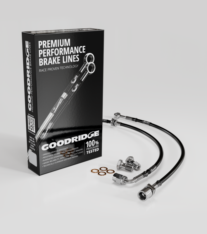 Goodridge 17-20 Subaru BRZ Stainless Steel Front Brake Lines Goodridge