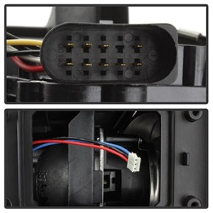 Spyder Volkswagen GTI 06-09/Jetta 06-09 Halogen Model Only - DRL Black PRO-YD-VG06-DRL-BK SPYDER