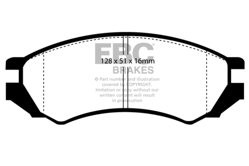 EBC Ultimax2 Front Brake Pads - UD549 EBC